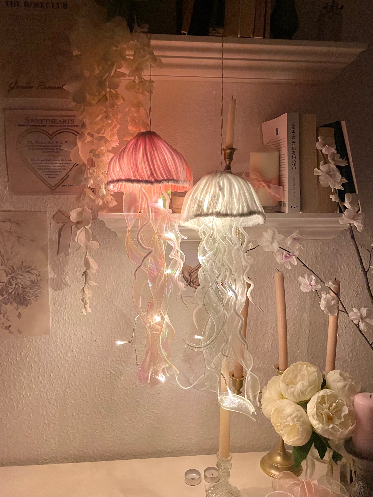 Pinkes Quallenlicht