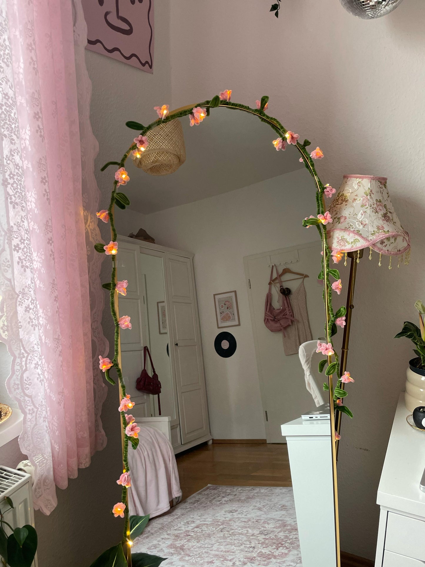 Blumen-Lichterkette