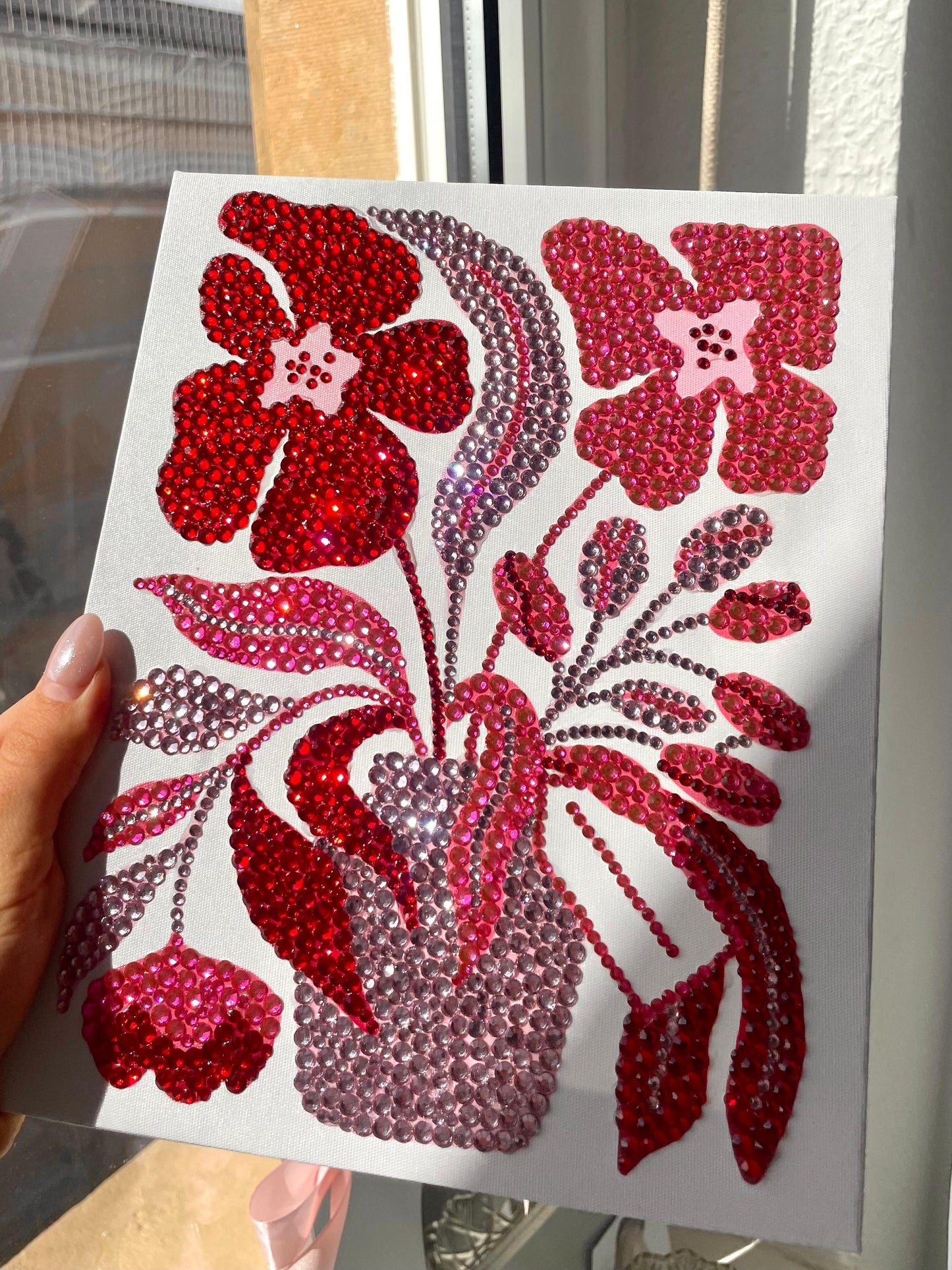 "Flower" Diamond Canvas