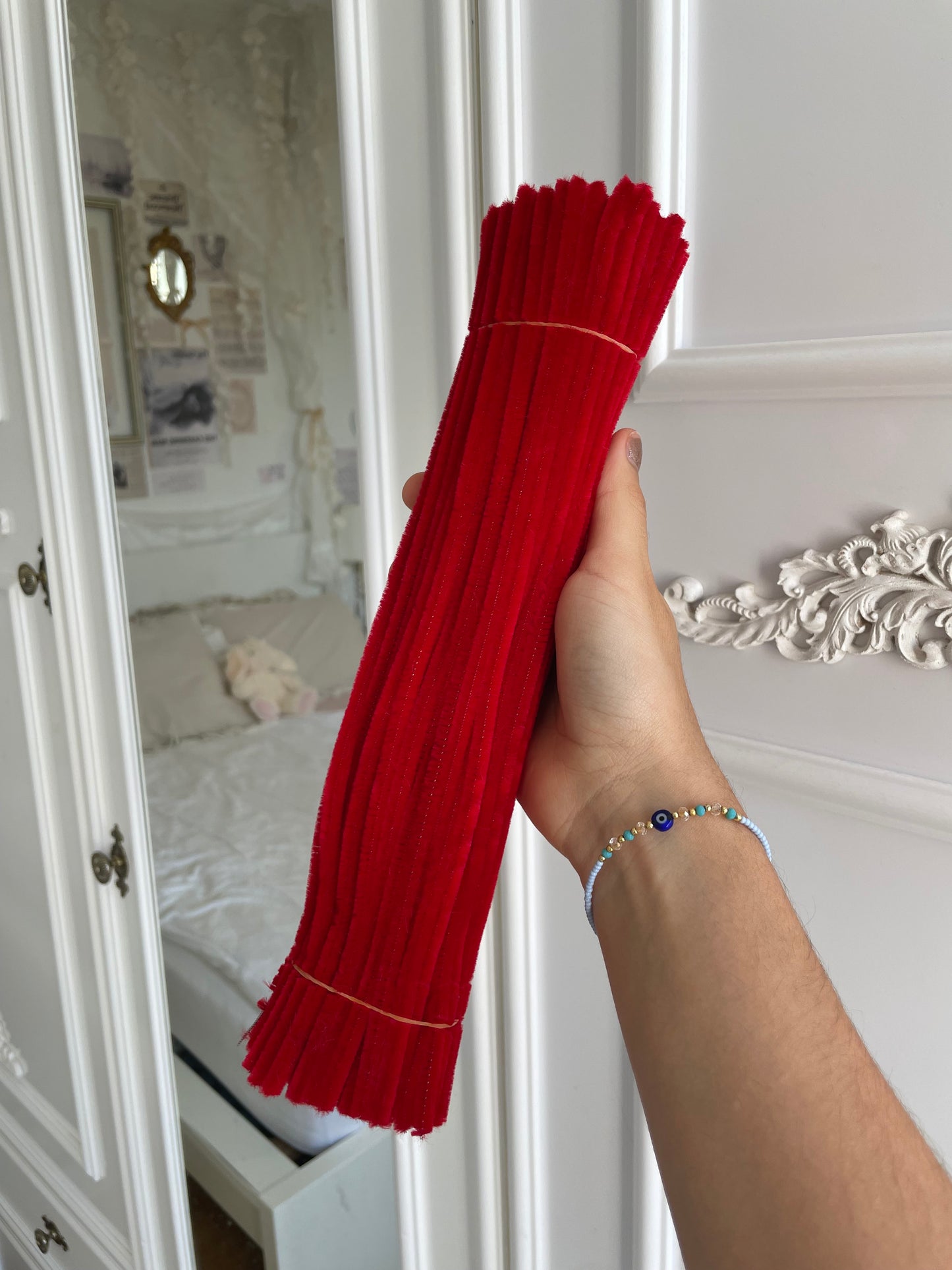 Red Pipe Cleaners