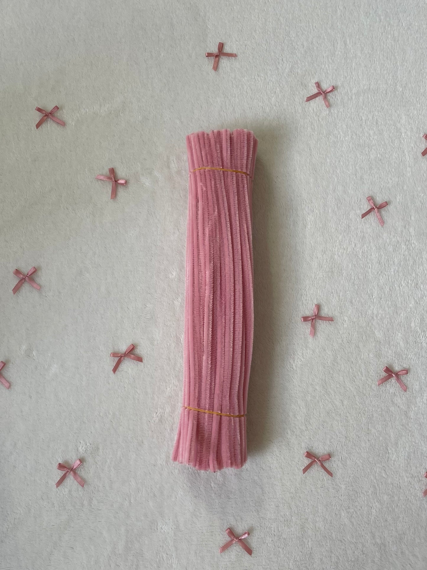 Pinke Pfeifenreiniger