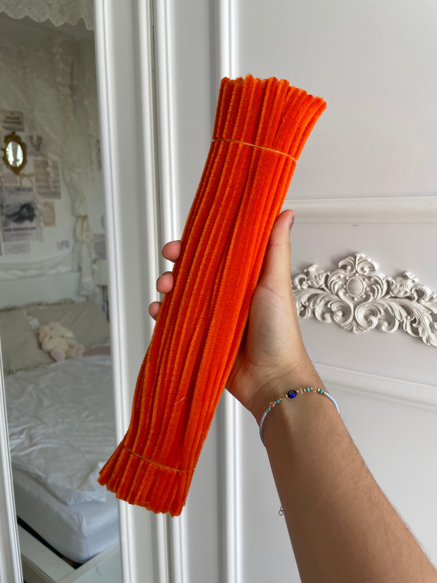 Orange Pipe Cleaners