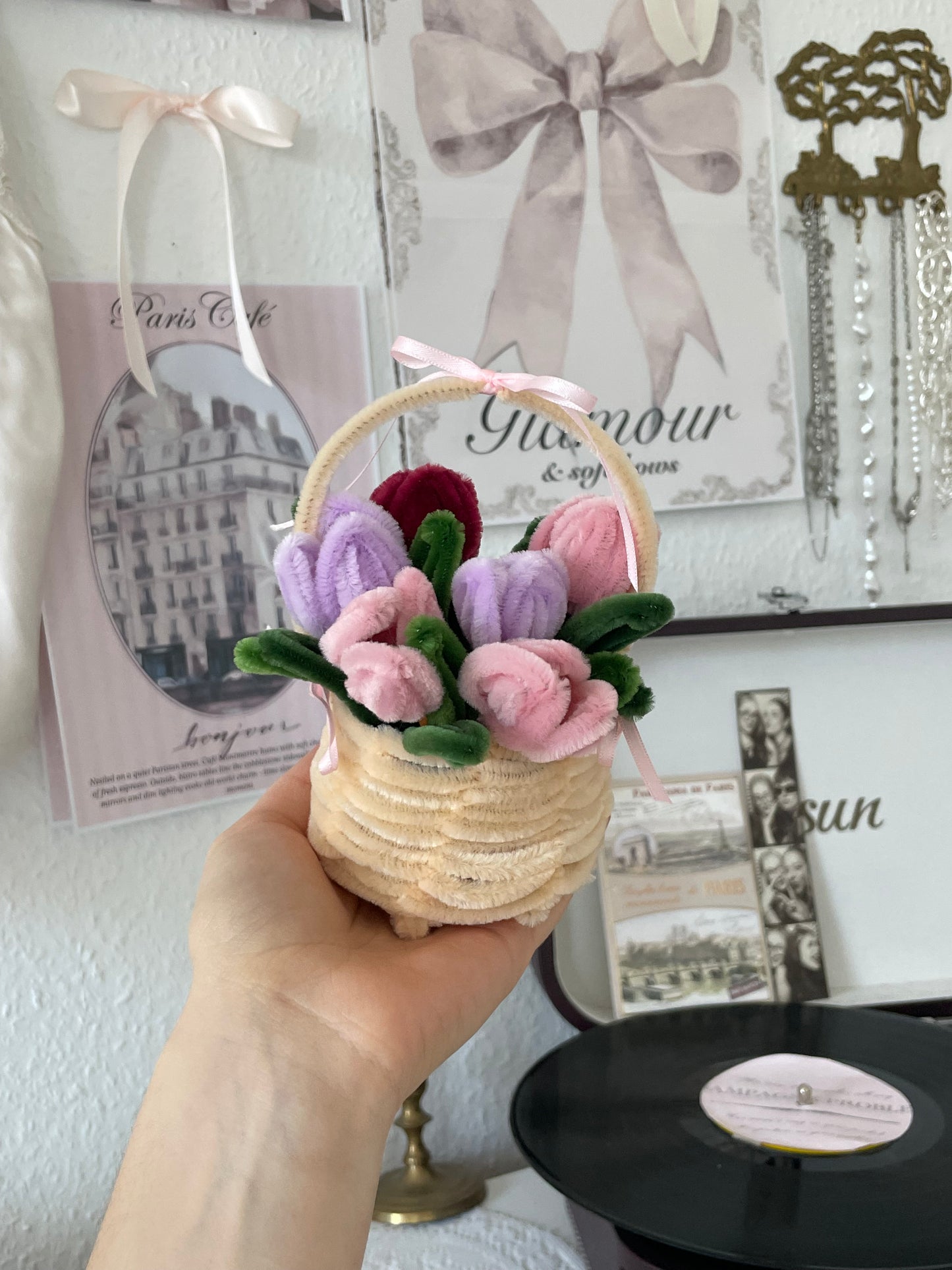 Triple Tulip Basket