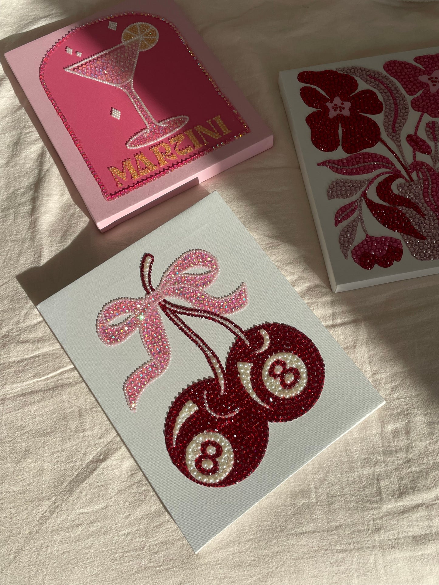 "Cherry" Diamond Canvas