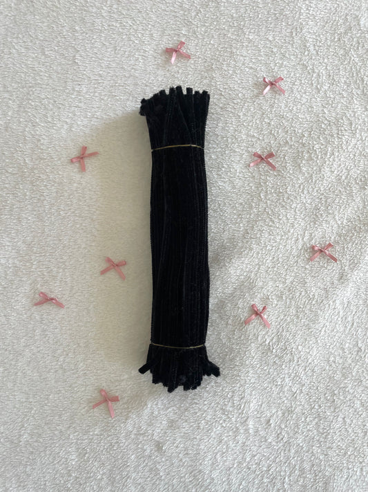 Black Pipe Cleaners