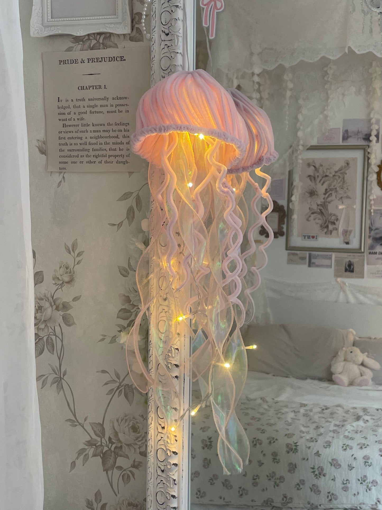Pinkes Quallenlicht