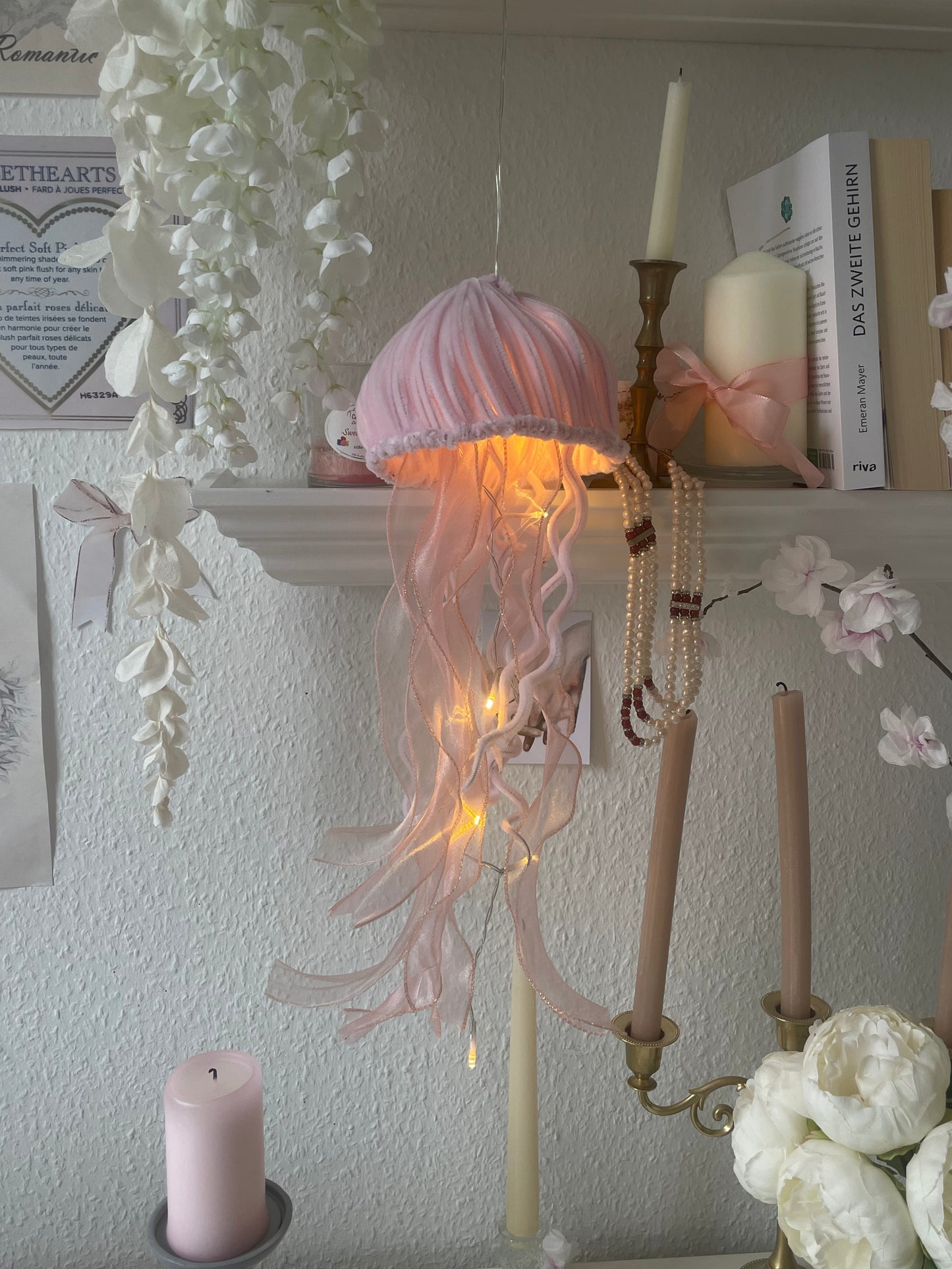 Pinkes Quallenlicht