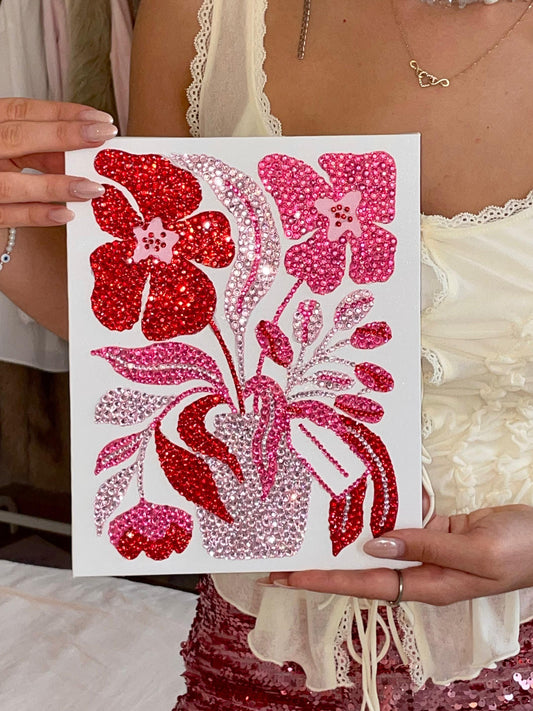 "Flower" Diamond Canvas