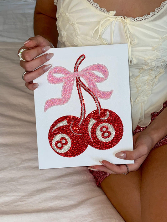 "Cherry" Diamond Canvas