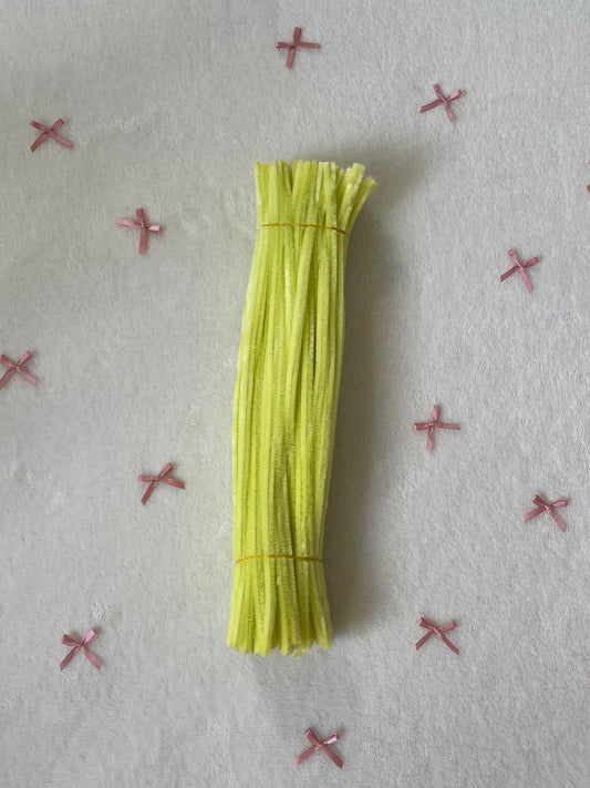 Light Yellow Pipe Cleaners