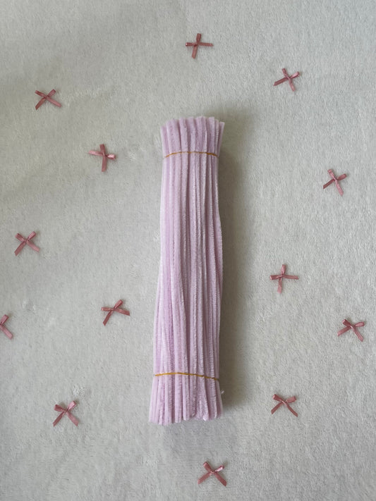 Pale Pink Pipe Cleaners