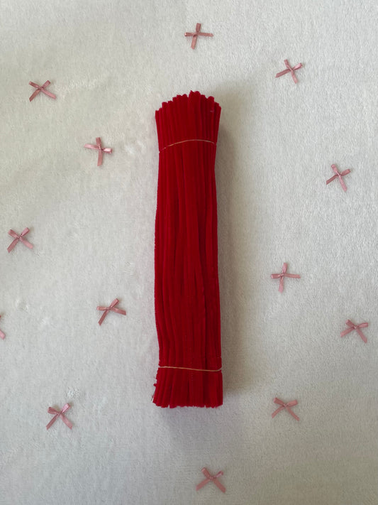 Red Pipe Cleaners