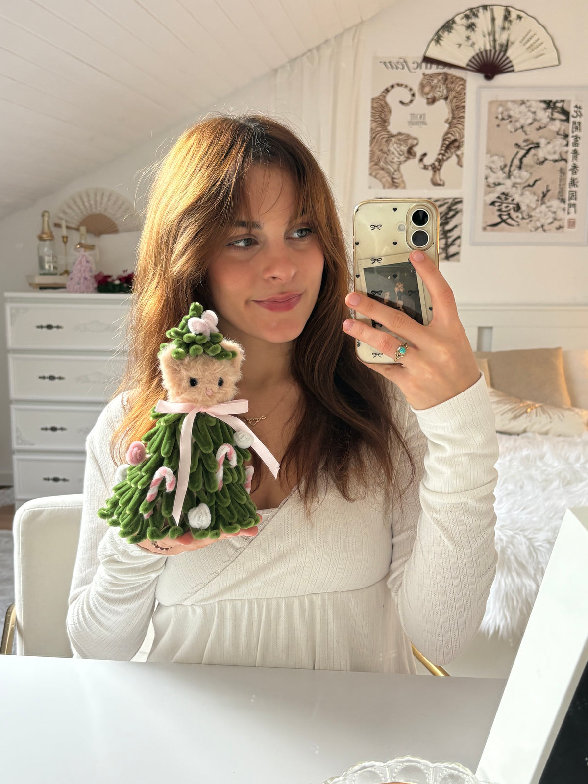 teddy weihnachtsbaum pfeifenreiniger diy-set